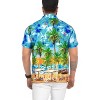 LA LEELA Mens Hawaiian Shirts Short Sleeve Button Down Shirt Men's Tropical Shirts Casual Holiday Summer Party Shirts for Men Funny - 4 of 4