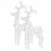 Reindeer Christmas Decoration Set of 2 Multicolour Acrylic vidaXL - 4 of 4