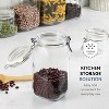 Bormioli Rocco Fido Square Jar's With Blue Lid, 67 Ounce 2 Liter (2 pack) - 3 of 4