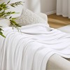 Luxury Bamboo Cotton Blanket – Oversized, Breathable, Jacquard Weave for All-Season, Eco-Friendly Comfort - 3 of 4