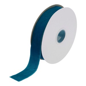 Unique Bargains Soft Single Face Spool Silky Velvet Ribbon for Bouquets DIY Crafts - 1 of 3