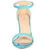 Allegra K Women's Glitter Ankle Strap Chunky Heels Sandals - 2 of 4