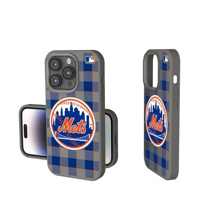 Keyscaper MLB National League Teams Plaid Soft Touch Cell Phone Case for Apple iPhone