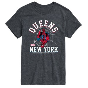 Men's - Marvel - Spider-man Collegiate Short Sleeve Graphic T-Shirt - 1 of 4