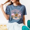 Simply Sage Market Women's Football Season Pink Helmet Short Sleeve Garment Dyed Tee - 2 of 4