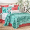 C&F Home Madison Aqua Cotton Cotton Quilt Set - Reversible and Machine Washable - 2 of 4