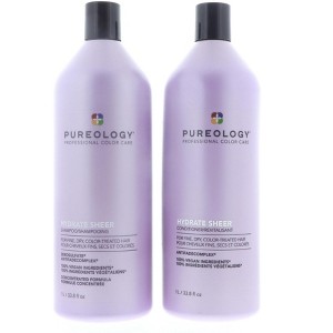 Pureology Hydrate Sheer Shampoo, 33.8 oz & Pureology Hydrate Sheer Conditioner, 33.8 oz DUO - 1 of 4