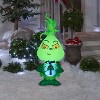 Grinch Christmas Airblown Inflatable Little Grinch, 4 ft Tall, Green - 2 of 4