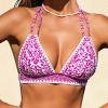 Women's Vibrant Printed Halter Bikini Top - Cupshe - 2 of 4