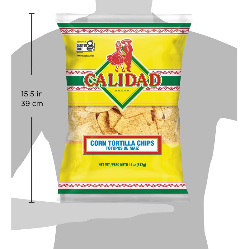 Calidad Yellow Corn Tortilla Chips - 11oz, 3 of 6
