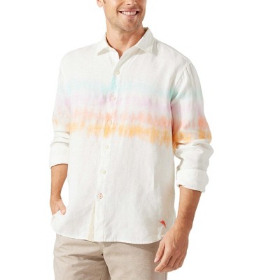 Tommy Bahama Mens Sunrise Tides Linen Button Up Shirt