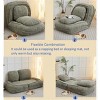 SEVOBAL Human Dog Bed Lazy Sofa Couch 5 Adjustable Position Sit Sleep Bed Fold Put In Bedroom Living Room Space Saving, Green, 37.79"*36.61"*6.69" - 4 of 4