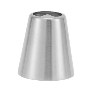 Unique Bargains Piping Tip 304 Stainless Steel Silver Tone 0.98"x1.46"x1.65" 1 Pcs - 1 of 3