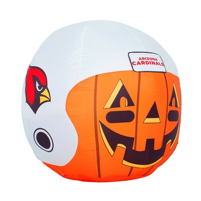 NFL Arizona Cardinals Inflatable Jack O' Helmet, 4 ft Tall, Orange