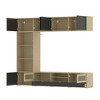 FUFU&GAGA Bookshelves Bookcase Contemporary TV Stand and Wall Unit for Living Room – Full Entertainment System Storage Solution - 4 of 4