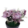 Unique Bargains Artificial Plants Mini Flower Plastic 4.33"x4.33"x7.87" 1 Pcs - 4 of 4