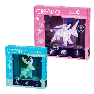 Thames & Kosmos Creatto Bundle: Sparkle Unicorn & Friends and Magical Moose & Forest Friends