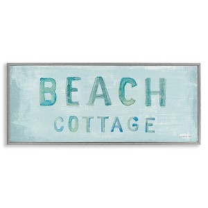 Stupell Industries Rustic Beach Cottage Watercolor, 30" x 13" - 1 of 4