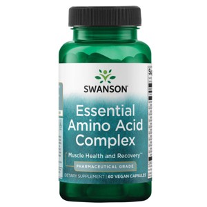 Swanson Dietary Supplements Pharmaceutical Grade Essential Amino Acid Complex Veggie Capsule 60ct. - 1 of 2