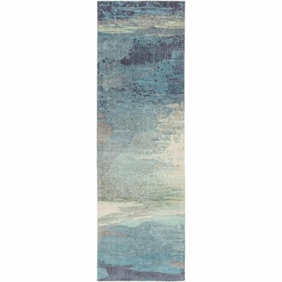 Mark & Day Ellie Woven Indoor Area Rugs Sky Blue