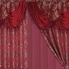 Rt Designers Collection Clayton 2-Piece Double Panel Elegant Thermal Insulated Grommet Curtain Panels - Each Panel 54" X 84" Burgundy - 3 of 3