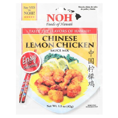 NOH Foods of Hawaii Chinese Lemon Chicken Sauce Mix 1.5 oz