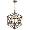 CWI Lighting Amazon 3 Light Up Pendant With Antique forged copper Finish - 3 of 4