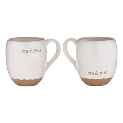 tagltd Me & You You & Me Mug Set of 2 16 oz
