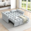Modern Sleeper Loveseat Sofa Bed for Small Spaces with Pull-Out Couch and Adjustable Backrest -3irtyhousy - 3 of 4