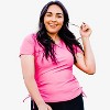Calypsa Women's UPF 50+ Short Sleeve Adele Swim Top - 4 of 4