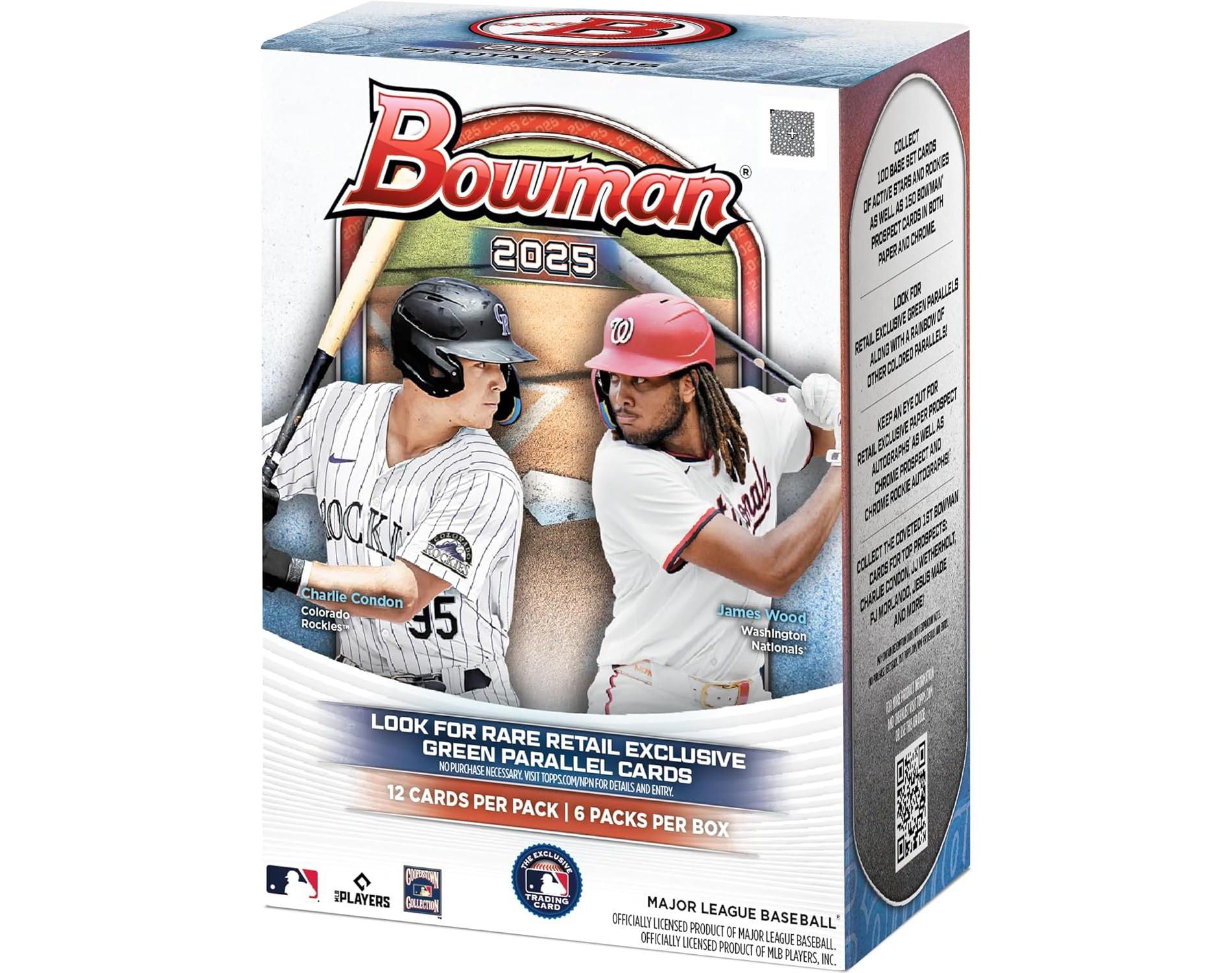 Topps 2025 Bowman Baseball Value Blaster Box
