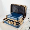 3 Piece Luggage Sets,Hardside Luggage W/Triple Telescopic Handle, Safeguard Lock, Smooth Anti Pinch Design Luggage Set For Women, Men,20",24",28" - 4 of 4