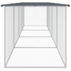 vidaXL Galvanized Steel Chicken Cage with Roof - Anthracite - Versatile and Spacious for Chicken, Hens & Small Animals - Weather-Resistant Design - 4 of 4