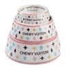 Haute Diggity Dog White Chewy Vuiton Bowl - Small (CASE OF 2) Dishwasher Safe Pet Bowl - 2 of 4