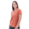 Old Ranch Brands Women's Basis Organic Cotton Tee - 4 of 4