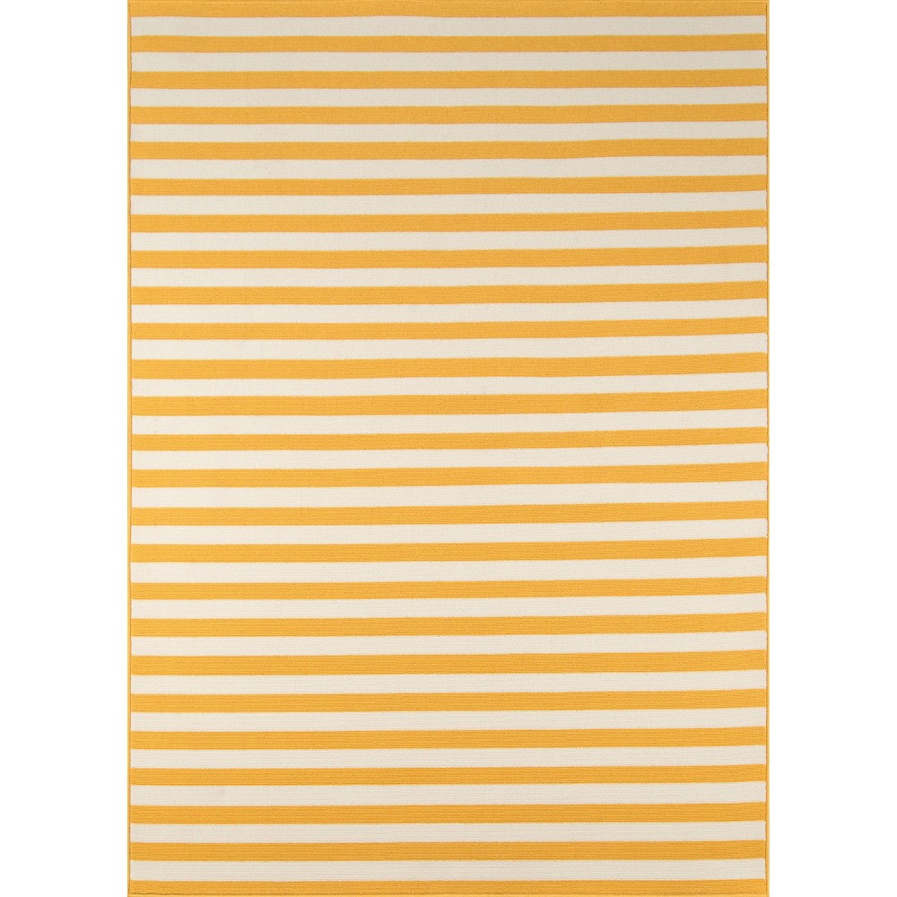 7'10inx10'10in Baja Beacon Area Rug Yellow - Momeni