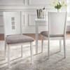 Diamond Dining Chair (Set of 2) White/Gray - Lifestorey - image 2 of 4