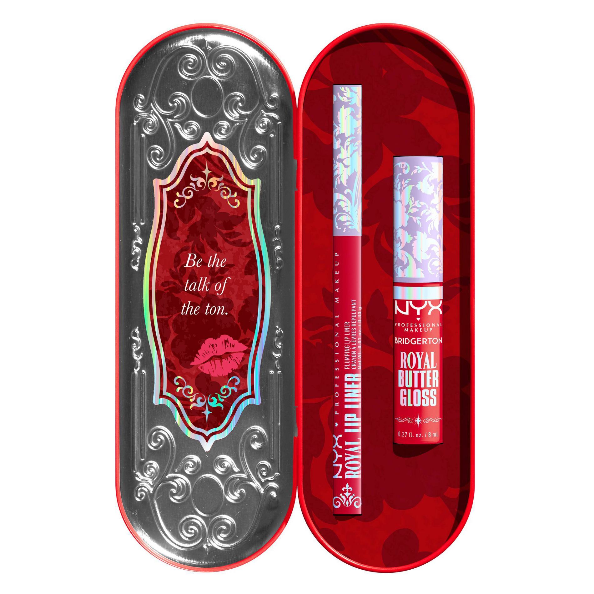 NYX Professional Makeup Bridgerton Royal Treasures Lip Kit - 2pc