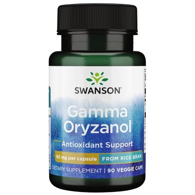 Swanson Dietary Supplements Gamma Oryzanol - from Rice Bran 60 mg 90 Veg Caps.