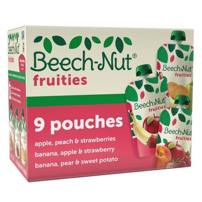 Beech-Nut Fruities Baby Food Pouch Variety Pack - 3.5oz/9ct