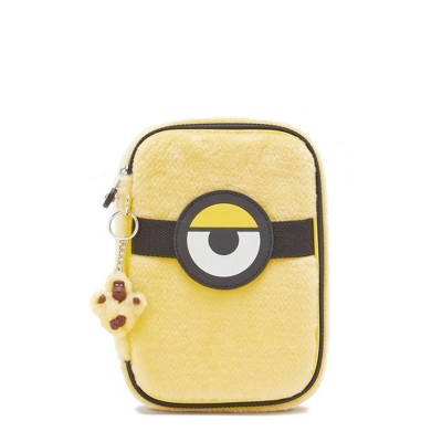 Kipling 100 Pens Furry Minions Case