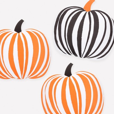 Meri Meri Stripe Pumpkin Paper Placemats (Pack of 12)