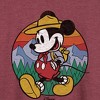 Women's - Disney - Mickey & Friends Lightweight French Terry Wide Neck Long Sleeve Shirt - 2 of 4