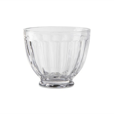 tagltd Chelsea Ice Cream Clear Glass Bowl Dinnerware Serving Dish Bowl 8 oz.