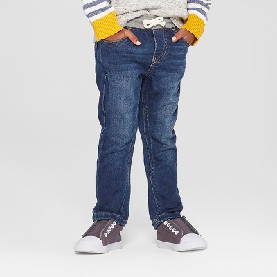 Toddler Boys' Pull-On Skinny Fit Jeans – Cat & Jack™ Medium Wash 2T ...