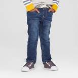 Baby Boys' Pull-On Skinny Fit Jeans - Cat & Jack™ Medium Wash 12M