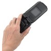 Nakedcellphone Vegan Leather Case with Belt Clip for Alcatel Go Flip 4, TCL FLIP Pro, TCL Classic, TCL Flip Go - Black - 4 of 4