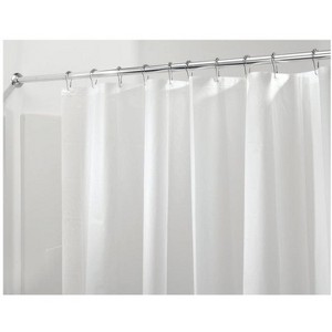 iDesign 72 in. H X 72 in. W Frost Solid Shower Curtain Liner PEVA - 1 of 1