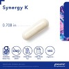 Pure Encapsulations Synergy K - With Vitamin K1, K2 & D3 - Includes Cholecalciferol - Gluten Free & Non-GMO - 3 of 4