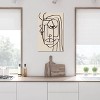 iCanvas Woman Portrait Line by Nikki Canvas Print Wall Art - 3 of 3